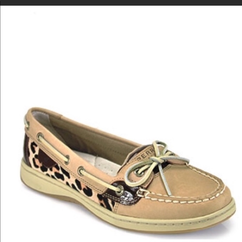 Speedy angelfish leopard pony boat shoe